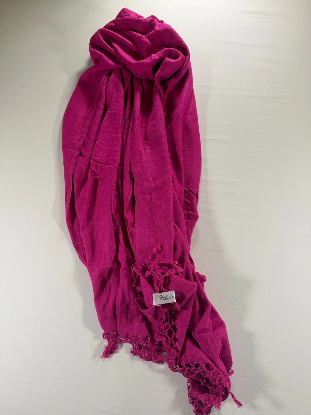 Fuchsia Wrap Scarf